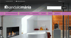 Desktop Screenshot of kandallomania.hu