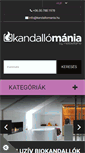 Mobile Screenshot of kandallomania.hu