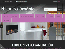 Tablet Screenshot of kandallomania.hu